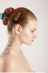 Head Woman White Tattoo Slim